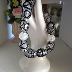 $5!    Glass Beaded Stretch Bracelet Jewelry